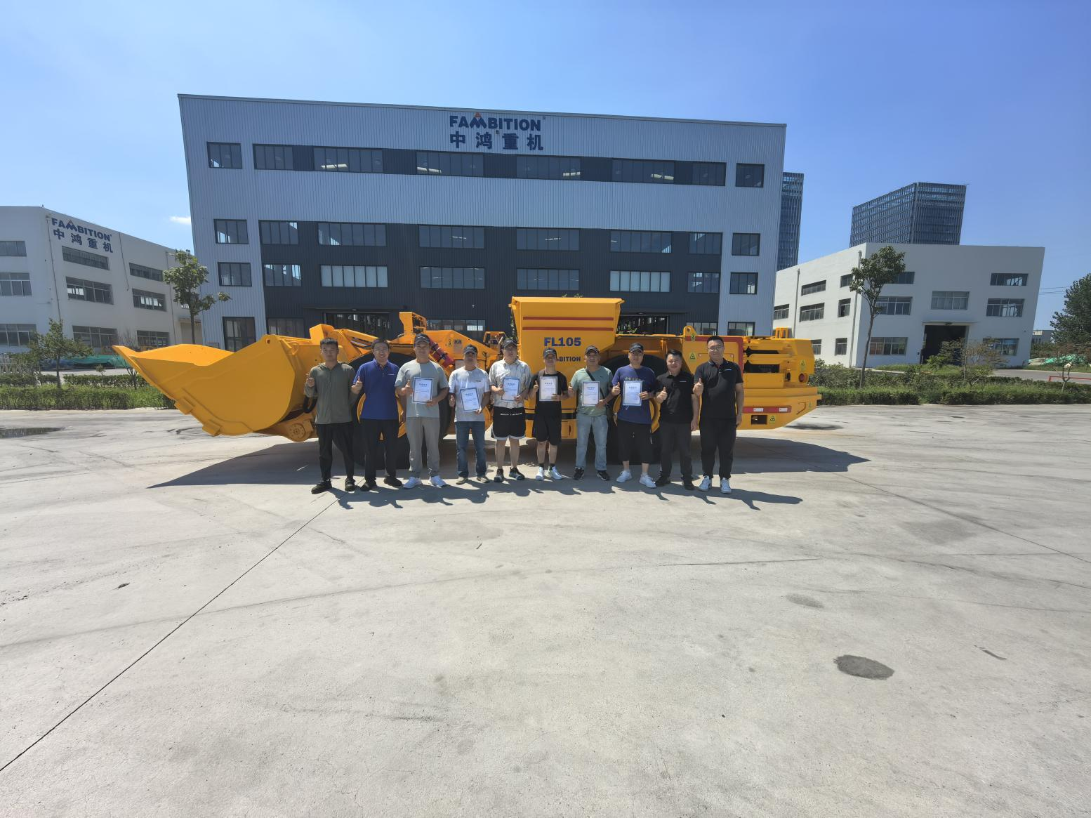 Double autonomisation par la théorie et la pratique! Le deuxième lot de stagiaires de Baowu Resources Co., Ltd. La mine de Baixiangshan a réussi à suivre FL105 LHD Specialized Training