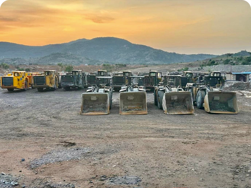 Chargeuses et camions pour mines souterraines sur le projet FAMBITION au Nigeria