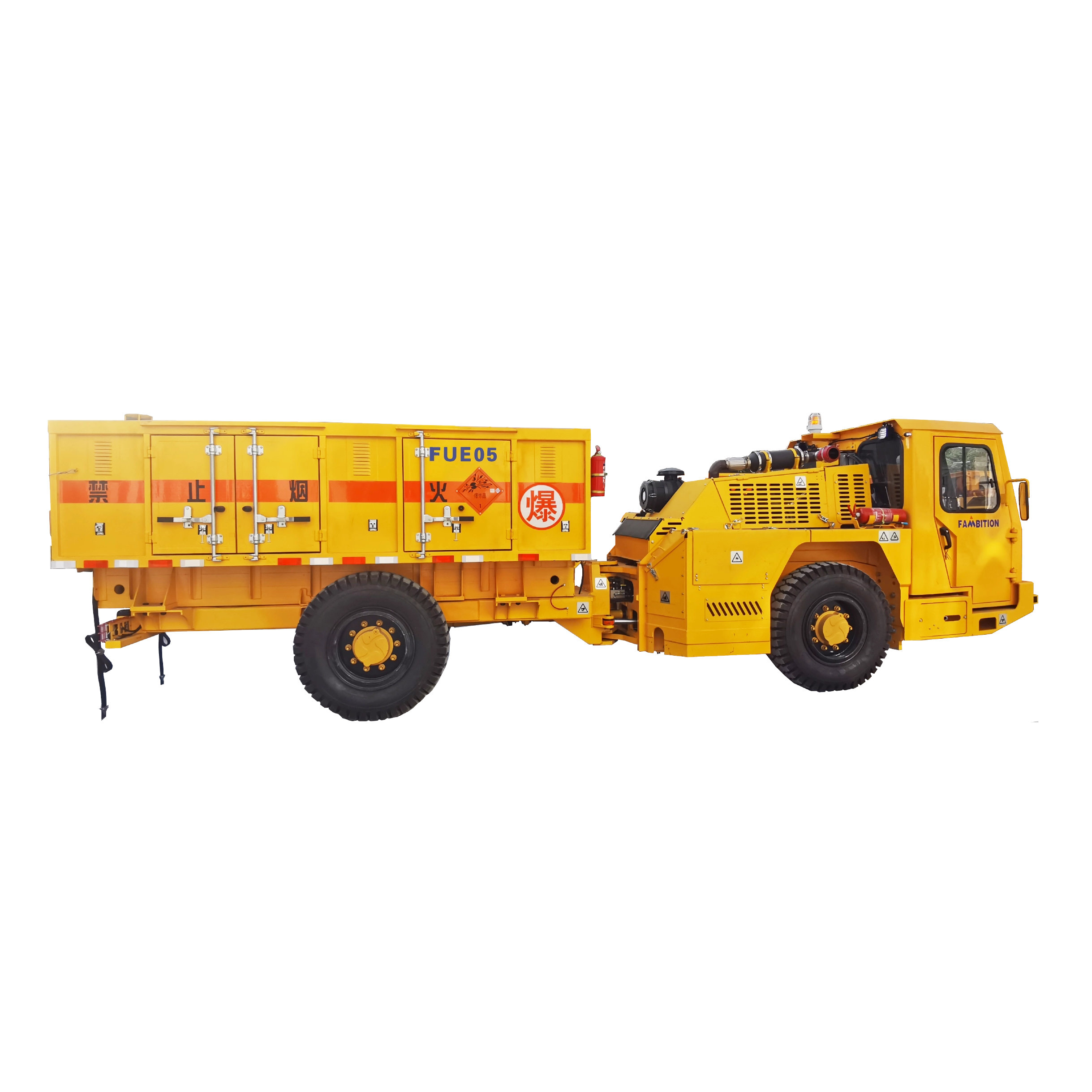 Underground Explosives Transport Vehicle Véhicule de transport souterrain d'explosifs
